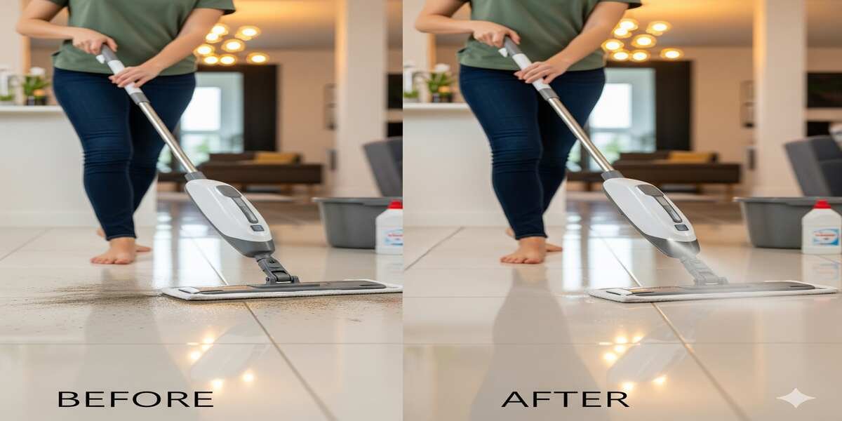 How to Achieve Streak Free Floors with a Spray Mop?