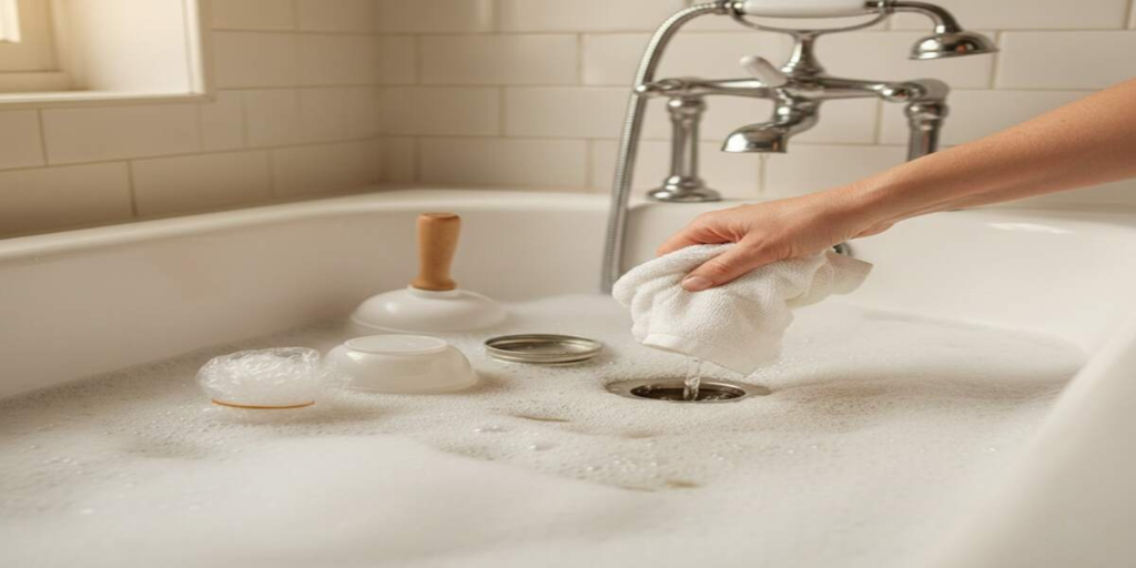 Easy Ways to Block a Bathtub Drain Without a Plug